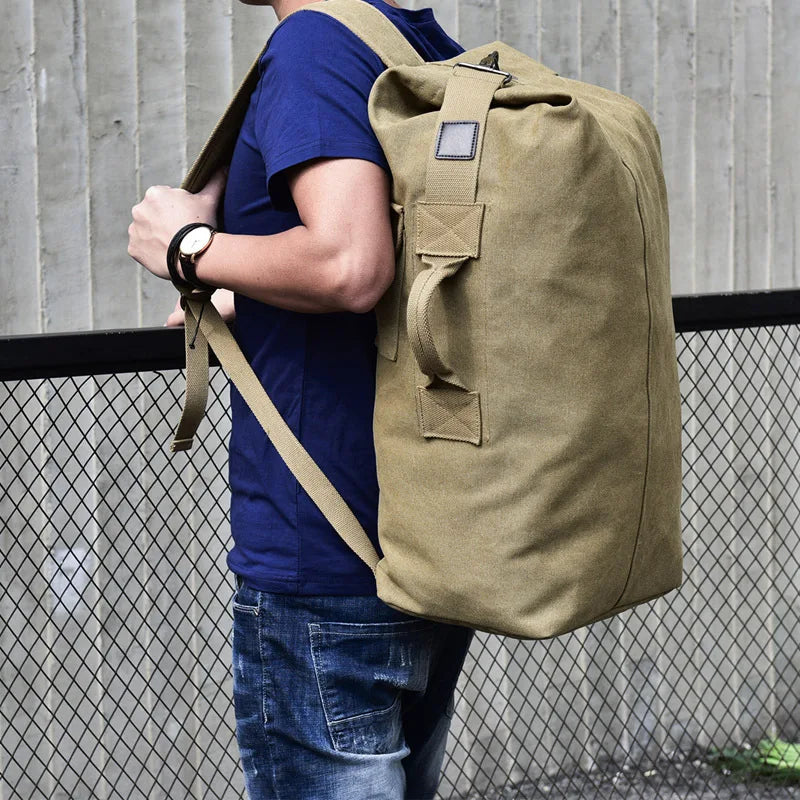 Large Capacity Tidal Canvas Backpack