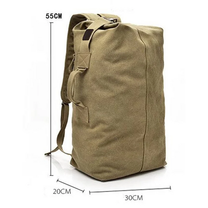 Large Capacity Tidal Canvas Backpack