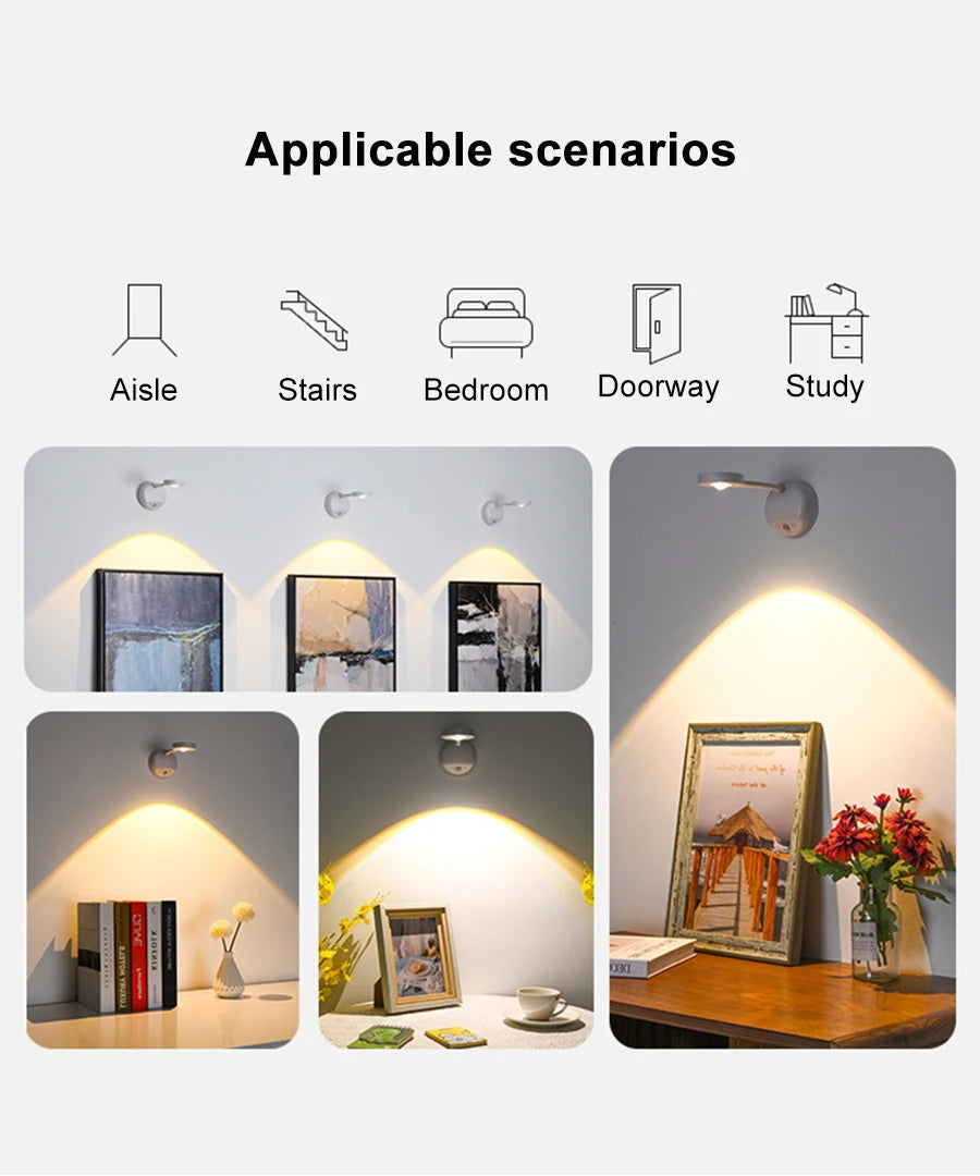 Night Light Motion Sensor Light - Wireless USB LED